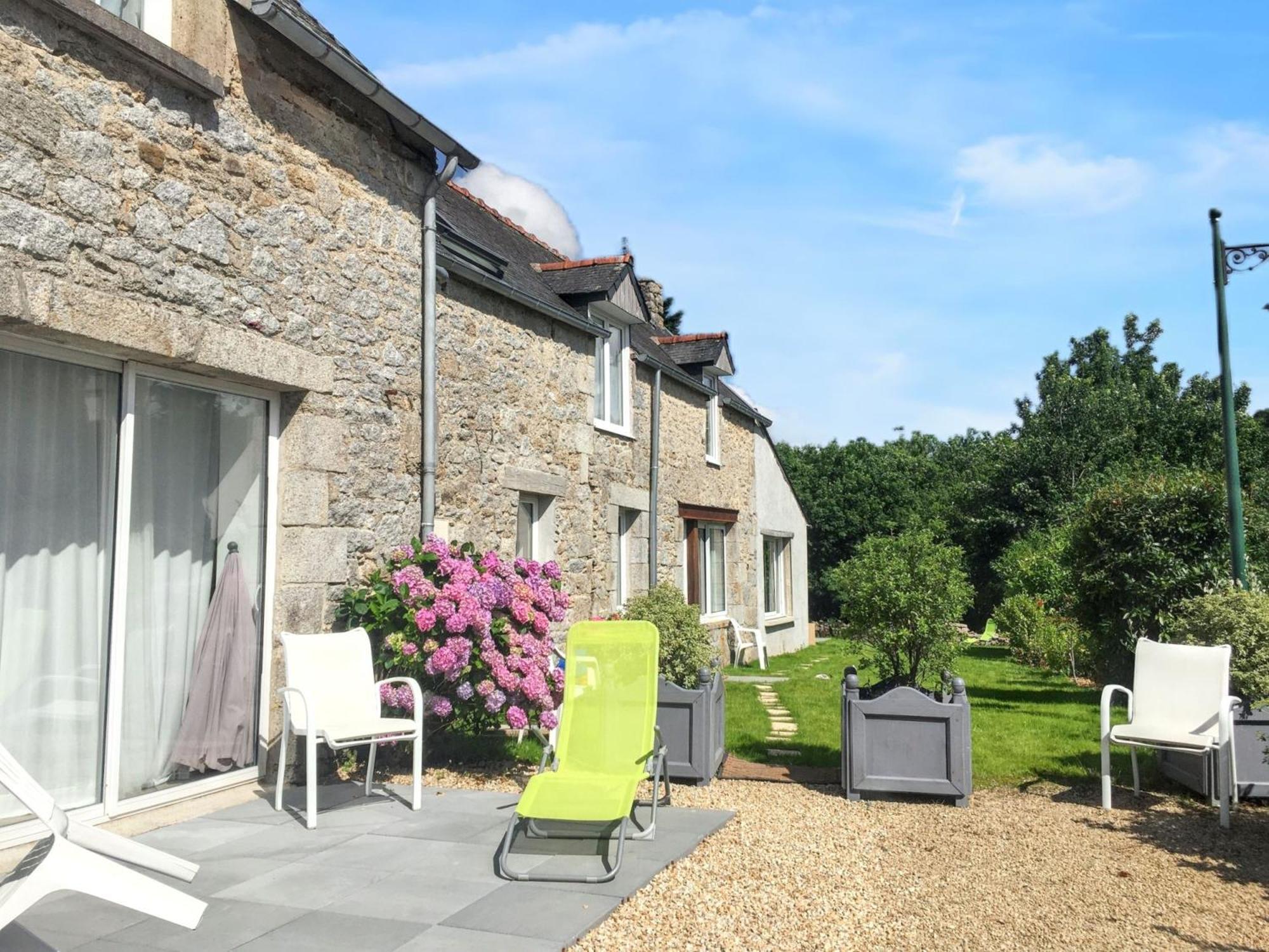Maison Charmante A Huelgoat + Jardin Relaxant Buitenkant foto